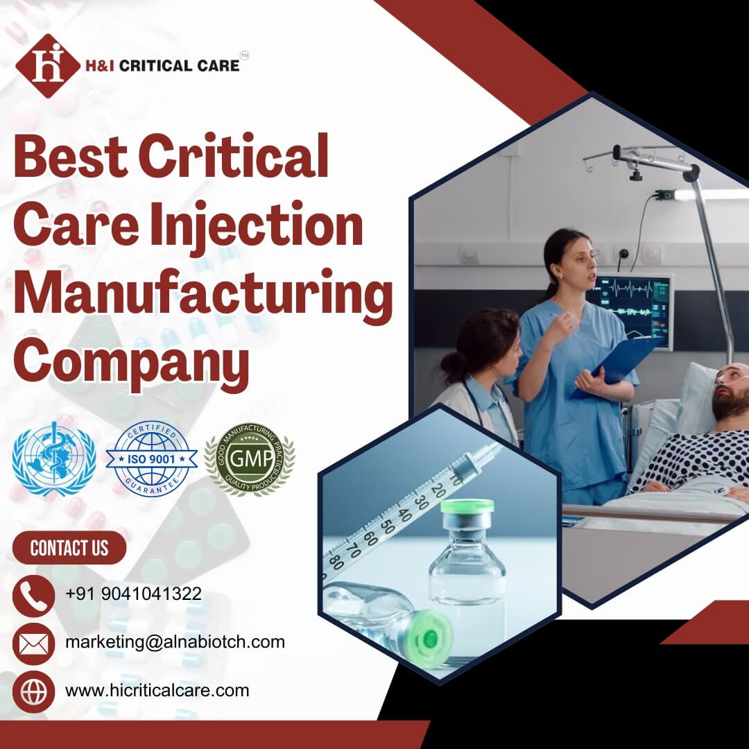 Critical Care Injection Manufacturing Company in India