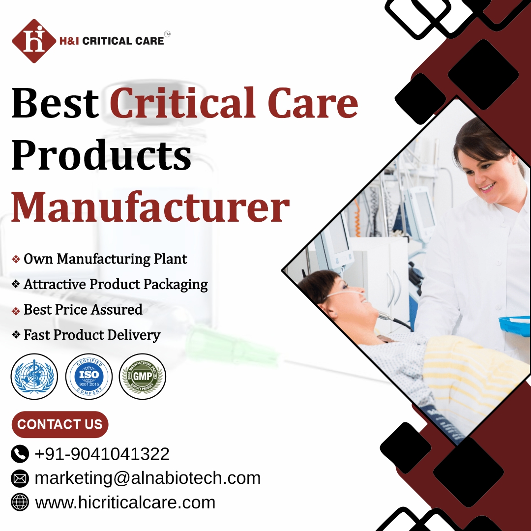 Best Critical Care Products Manufacturer