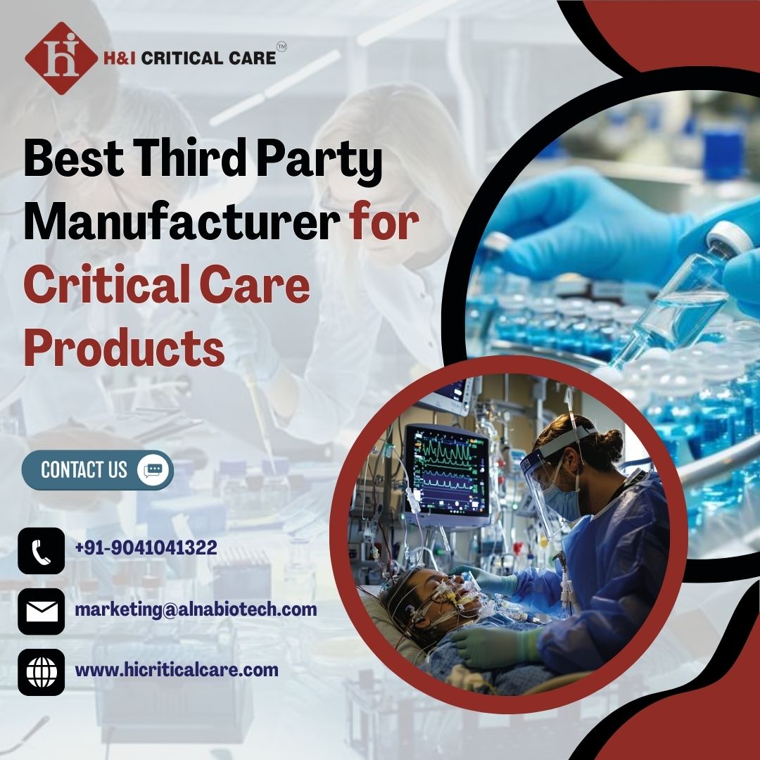 Third Party Manufacturer for Critical Care Products