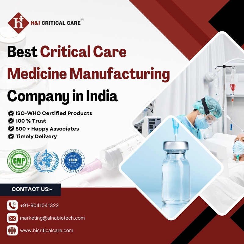 Critical Care Medicine Manufacturing Company